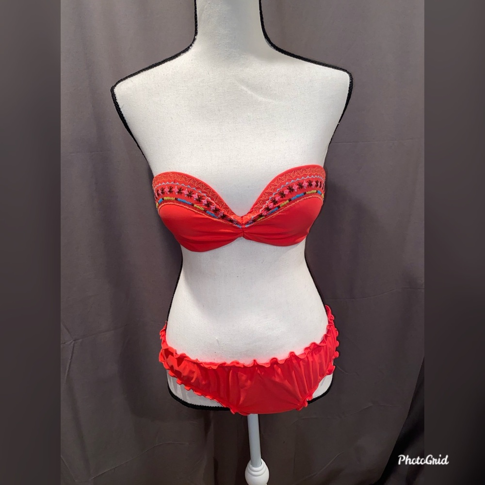 Hollister coral bikini
